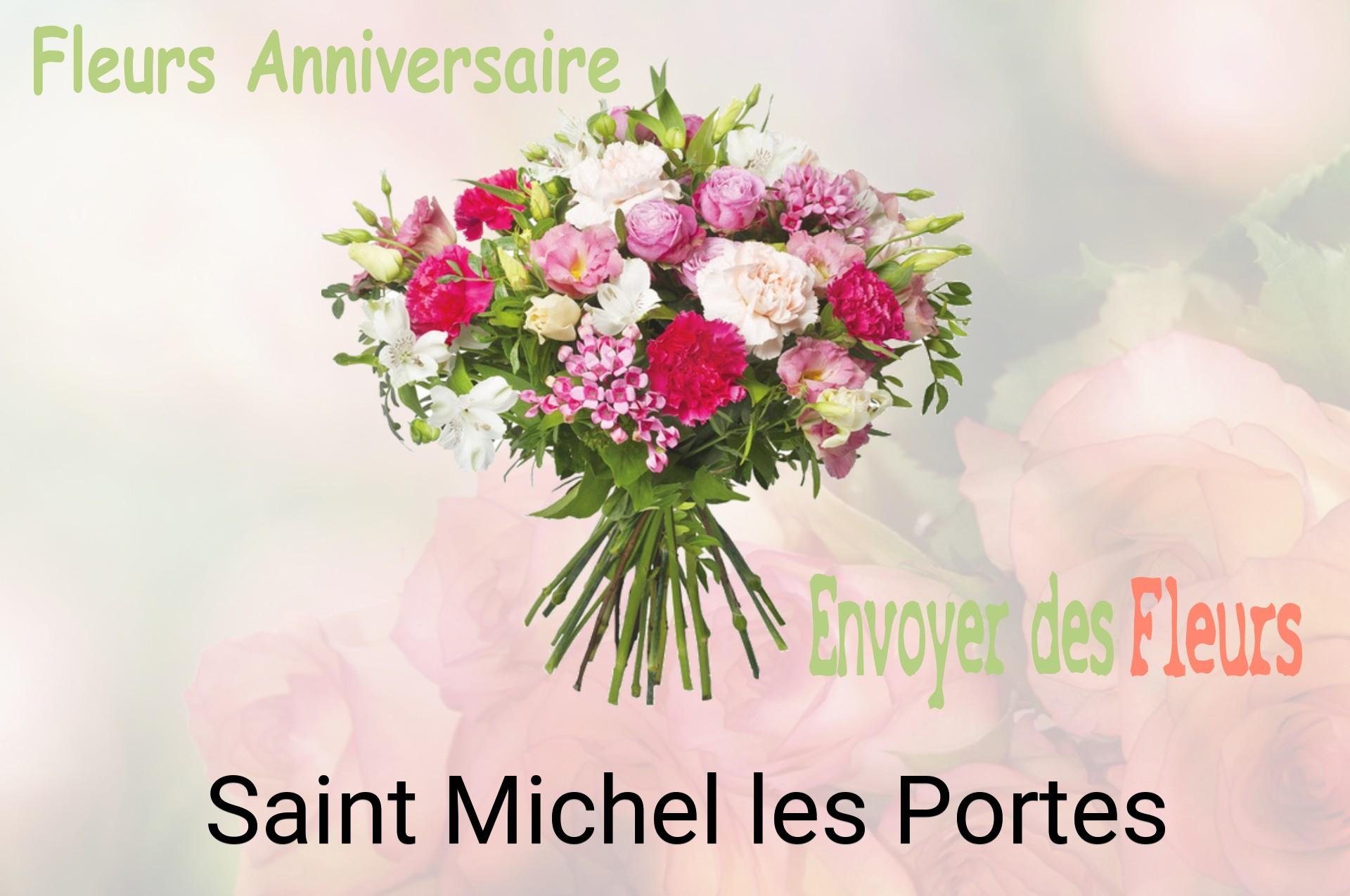 Bouquet de fleurs d’anniversaire livré à Saint-Michel-les-Portes